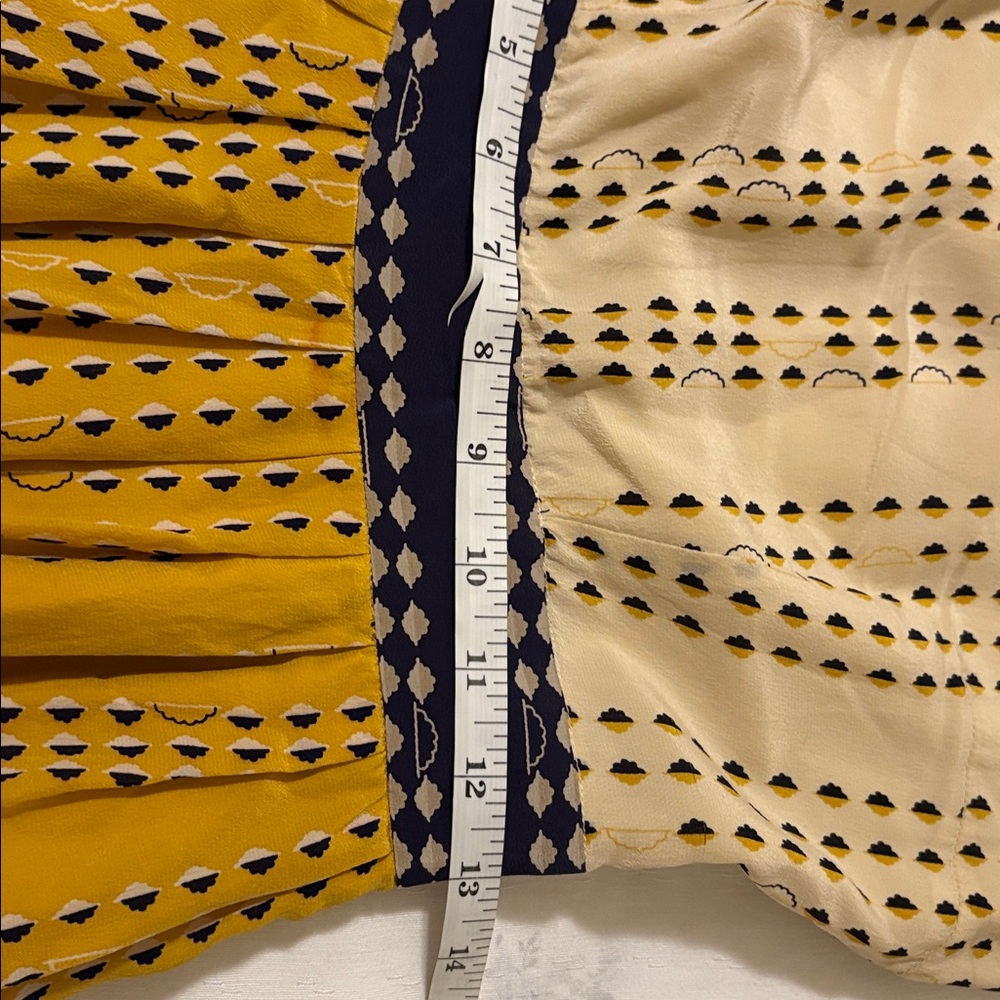 Lauren Moffatt Charming Yellow and Blue Dress - Picture 11 of 13
